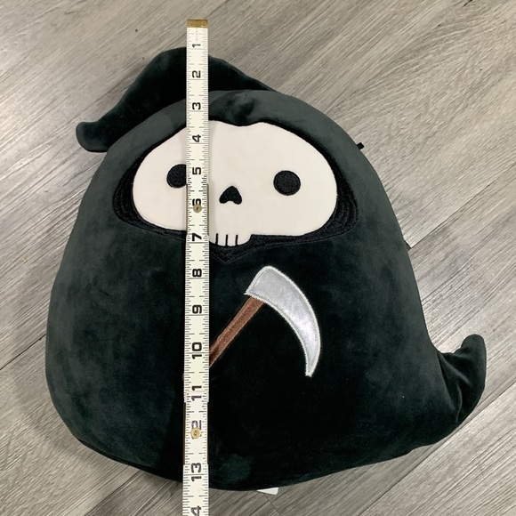Squishmallows 12" Otto The Grim Reaper Skeleton Halloween Squishmallow Plush - Picture 12 of 13